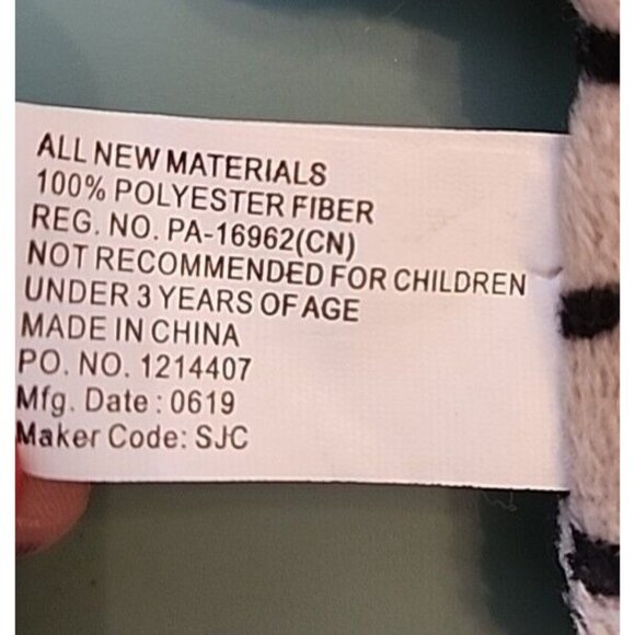 2 Mini Plush Leopard and Tiger Bears Stuffed Animals Toys 4 Inches Tall - Picture 8 of 9